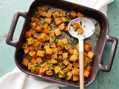 Sweet Potatoes with Maple-Horseradish Butter