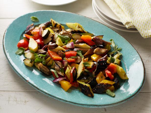 Bobby Flay's Grilled Ratatouille For Summer Produce Guide as seen on Food Network