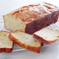BANANAS FOSTER BREADDamaris PhillipsSouthern at Heart/When the Flavors Come Marching InFood NetworkCooking Spray, Bananas, Eggs, Granulated Sugar, Coconut Oil, Plain Yogurt, Rum Extract,Vanilla Extract, AllpurposeFlour, Baking Powder, Salt, Unsalted Butter, Dark Brown Sugar,Spiced Rum, Orange Zest, Vanilla Ice Cream