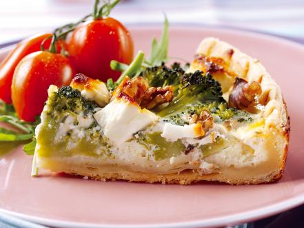 Feta, Broccoli Walnut Tart with FAGE Totalandreg; Greek Yogurt Recipe ...