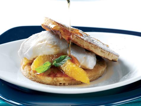 Orange Pancakes with FAGE Totalandreg; Greek Yogurt