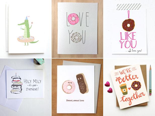 Doughnut Cards