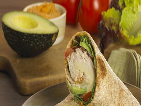 Turkey, Avocado and Hummus Wrap