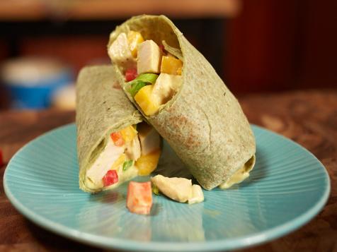 Miracle Whipandreg; Mango-Chicken Salad Wraps