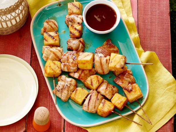 Chicken and Pineapple Skewers Recipe  Tyler Florence 