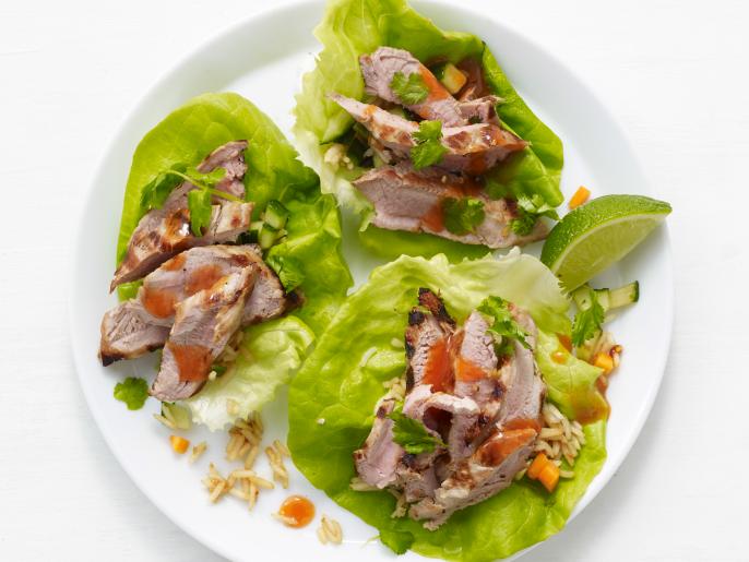 Asian Pork Lettuce Wraps Recipe Food Network Kitchen Food Network