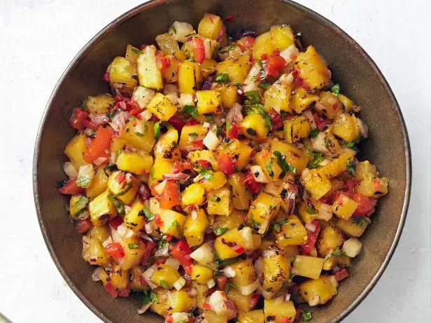 Grilled Pineapple-Jicama Salsa Recipe - Chef's Resource Recipes