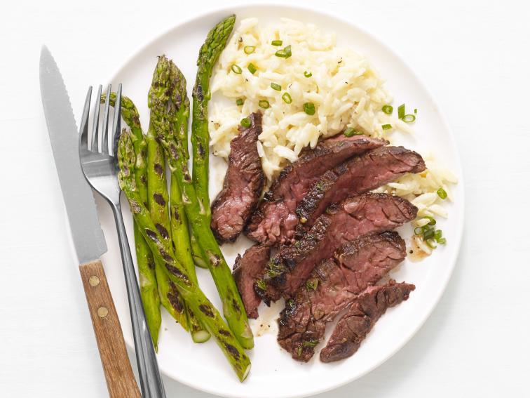 Grilled Steak and Asparagus with Orzo Recipe Food Network Kitchen Food Network
