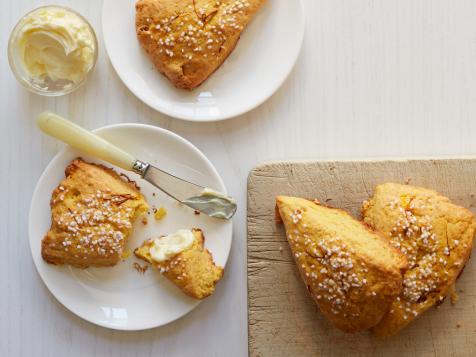 Saffron Cream Scones