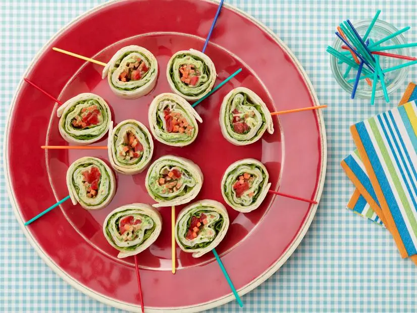Chef Name: Food Network KitchenFull Recipe Name: Kids Can Make: Roasted Turkey and Basil Cream Cheese Pinwheel SandwichesTalent Recipe: FNK Recipe: Food Network Kitchenâ  s Kids Can Make: Roasted Turkey and Basil Cream Cheese Pinwheel Sandwiches, as seen on Foodnetwork.comProject: Foodnetwork.com, SUMMER/APPETIZERS/PASTAShow Name: Food Network / Cooking Channel: Food Network