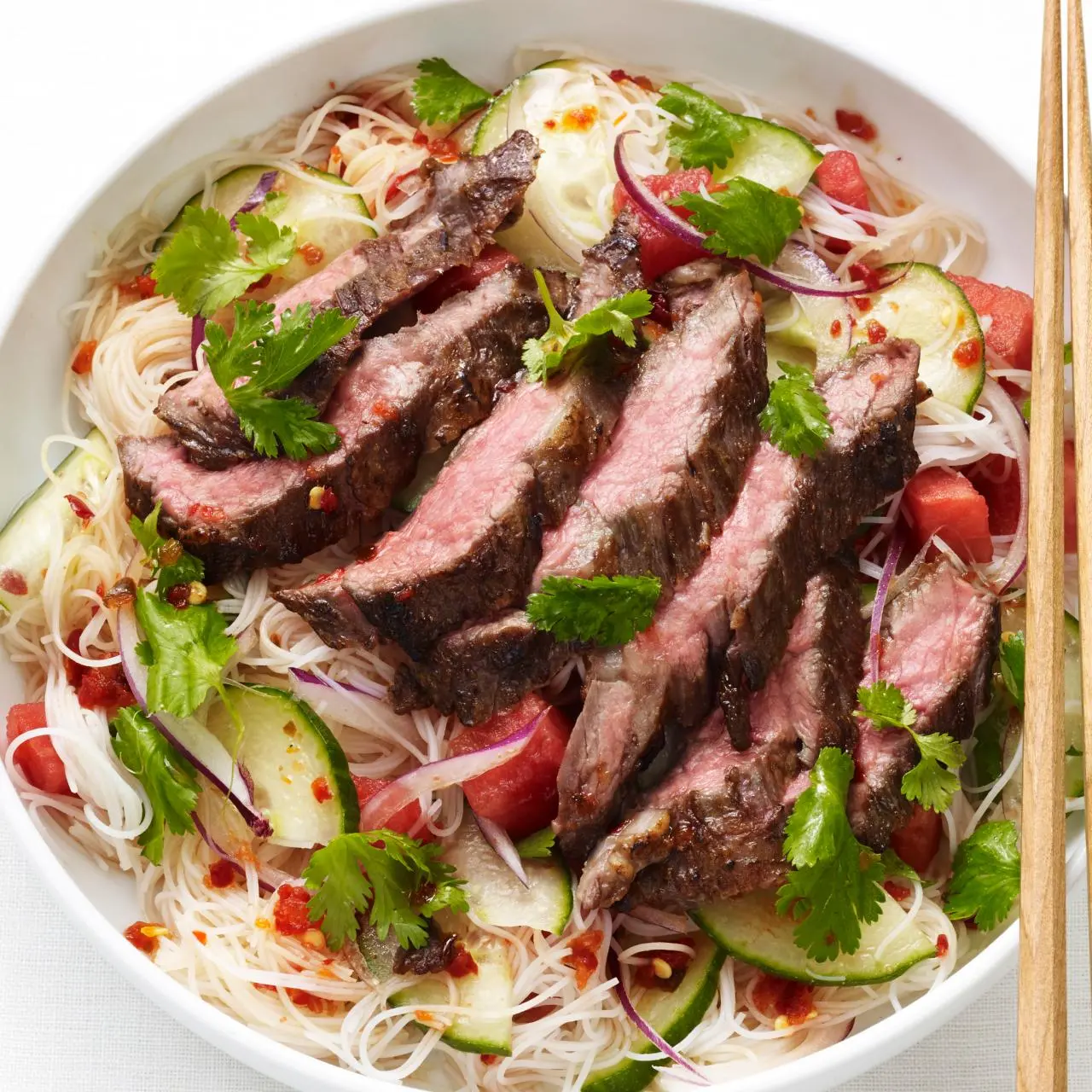 Thai Noodle-Steak Salad-image