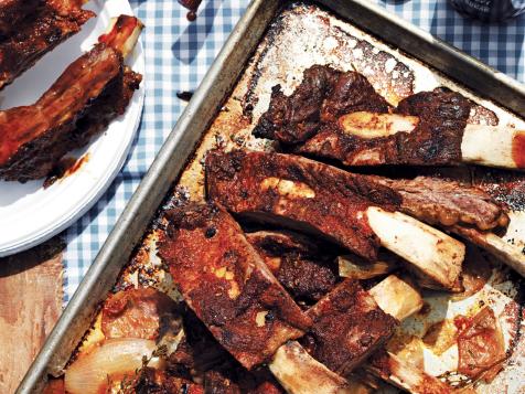 Beef Ribs with Orange BBQ Sauce