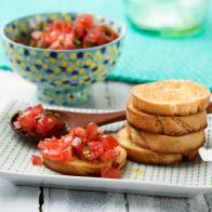 Chef Name: Rachael Ray

Full Recipe Name: Bruschetta with Tomato and Basil

Talent Recipe: Rachael Rayâ  s Bruschetta with Tomato and Basil, as seen on Food Networkâ  s 30 Minute Meals

FNK Recipe: 

Project: Foodnetwork.com, SUMMER/APPETIZERS/PASTA

Show Name: 30 Minute Meals

Food Network / Cooking Channel: Food Network,Chef Name: Rachael Ray

Full Recipe Name: Bruschetta with Tomato and Basil

Talent Recipe: Rachael Ray’s Bruschetta with Tomato and Basil, as seen on Food Network’s 30 Minute Meals

FNK Recipe: 

Project: Foodnetwork.com, SUMMER/APPETIZERS/PASTA

Show Name: 30 Minute Meals

Food Network / Cooking Channel: Food Network,Chef Name: Rachael Ray

Full Recipe Name: Bruschetta with Tomato and Basil

Talent Recipe: Rachael RayÃ¢Â Â s Bruschetta with Tomato and Basil, as seen on Food NetworkÃ¢Â Â s 30 Minute Meals

FNK Recipe: 

Project: Foodnetwork.com, SUMMER/APPETIZERS/PASTA

Show Name: 30 Minute Meals

Food Network / Cooking Channel: Food Network