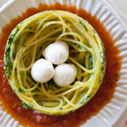 Spaghetti Nests Recipe | Giada De Laurentiis | Food Network