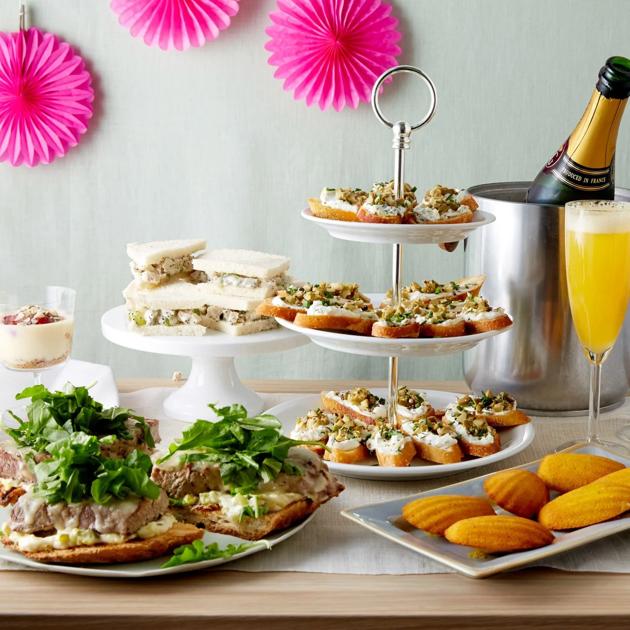 Baby Shower Buffet With Finger Foods Bridal Shower Girl Baby