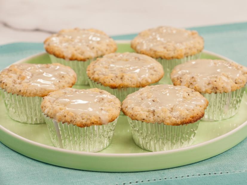 Lemon poppy seed muffins made with a secret ingredient--Chia seeds--as seen on Food Network's The Kitchen, Season 2.