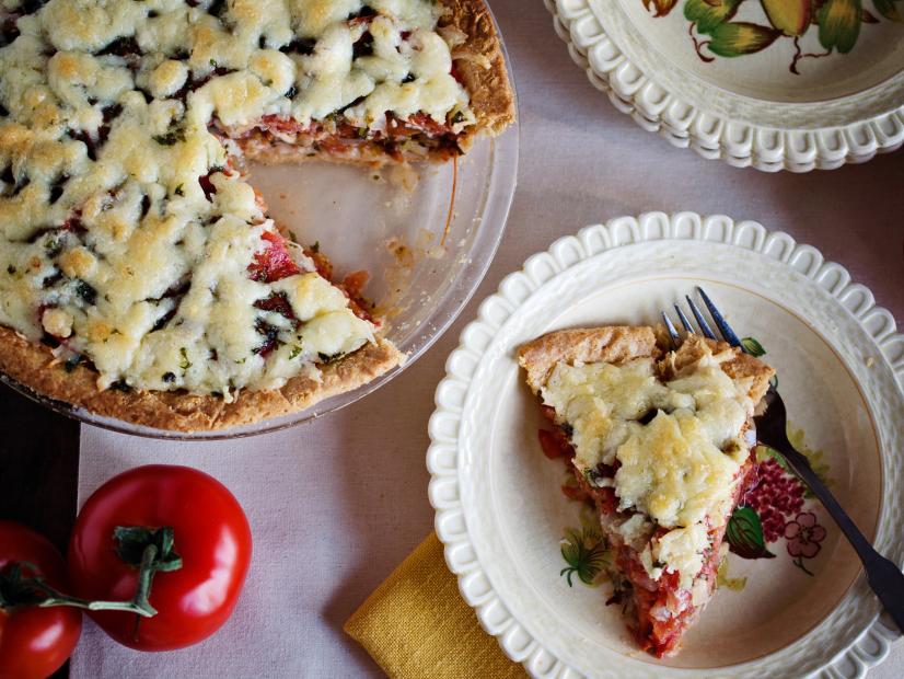 Virginia Willis' Tomato Pie for FoodNetwork.com