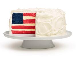 Ice Cream Flag Cake