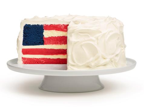 Ice Cream Flag Cake