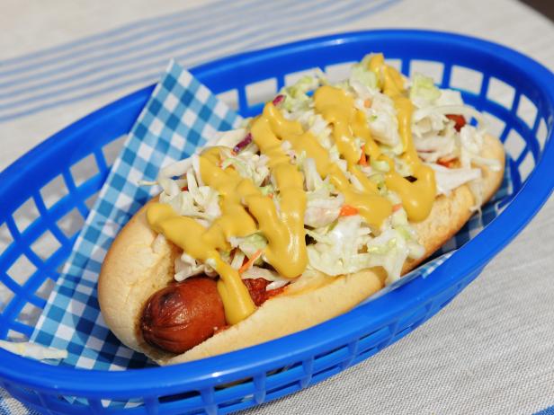 West Virginia Style Hot Dog Recipe Katie Lee Biegel Food Network