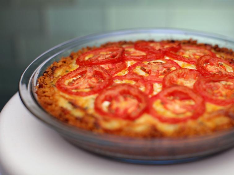 Tomato Pie with Cheddar Crust Recipe | Food Network Kitchen | Food Network