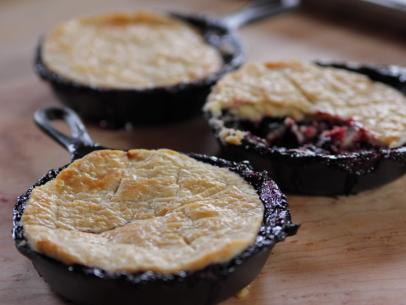 Ree's amazing Blackberry Pot Pies, as seen on Food Network's The Pioneer Woman, Season 7.
