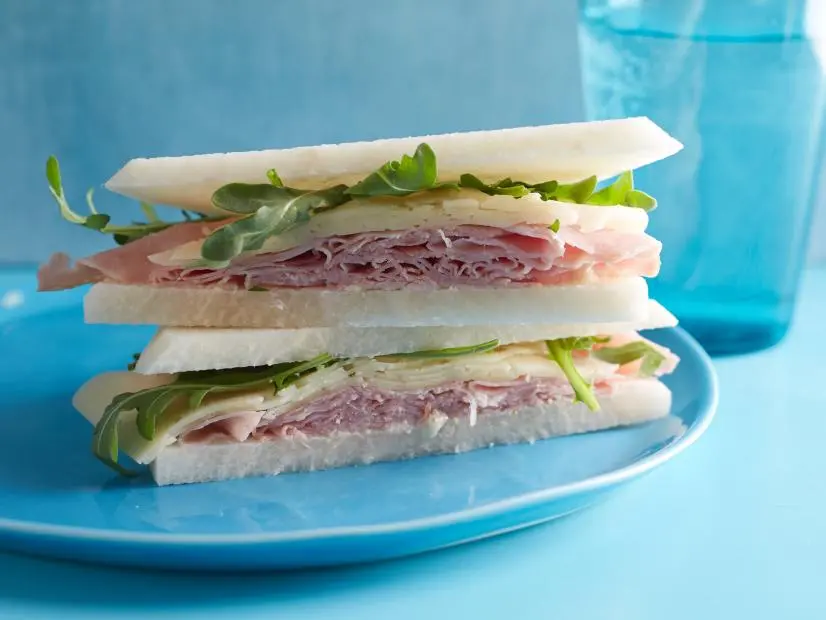 Food Network Kitchen's  Curried Chicken Salad on Apple Rounds For Bunless/Breadless Sandwiches As seen on Food Network