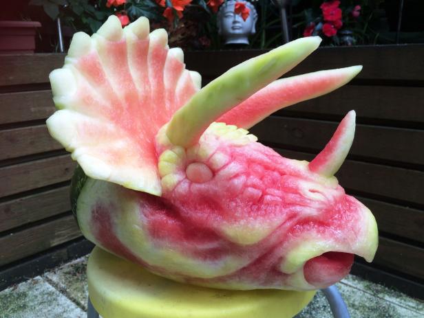 Dino-mite Watermelon Carvings