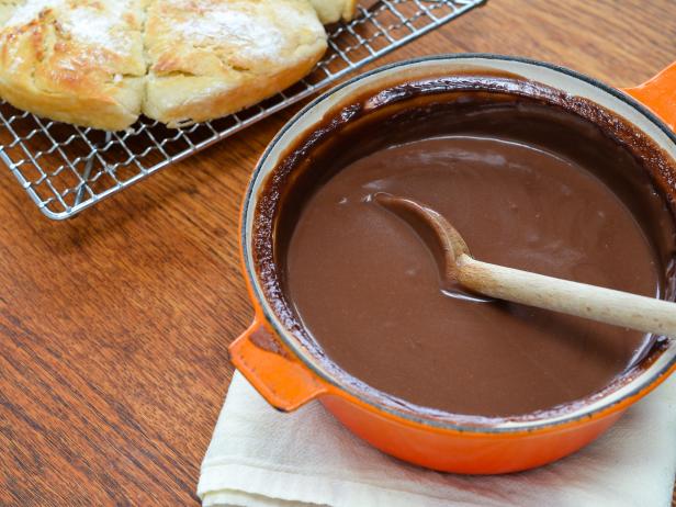 Virginia Willis' Biscuits and Chocolate Gravy for FoodNetwork.com