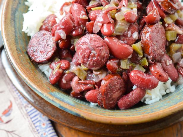 Virginia Willis' Red Beans and Rice for FoodNetwork.com