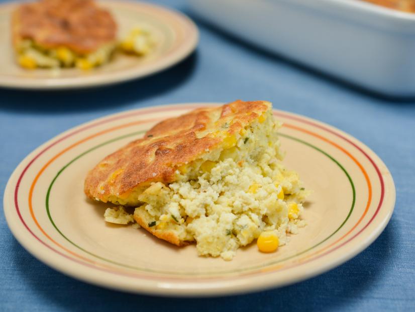 Virginia Willis' Baked Corn Pudding for FoodNetwork.com