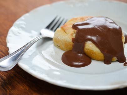 Virginia Willis' Biscuits and Chocolate Gravy for FoodNetwork.com
