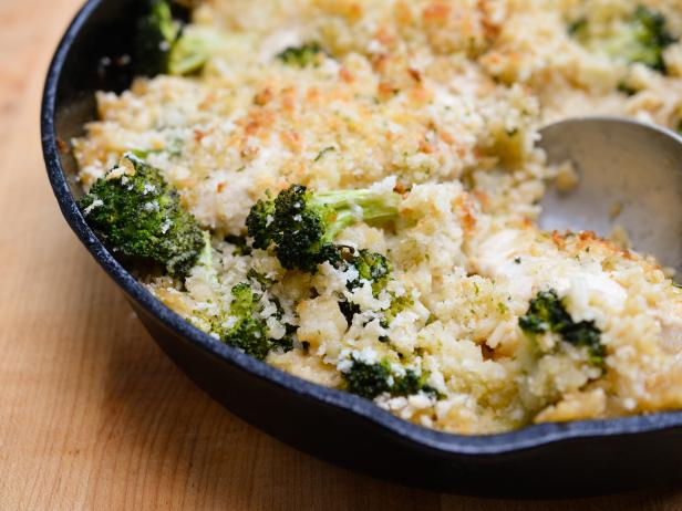 Virginia Willis' Broccoli, Chicken, and Rice Casserole for FoodNetwork.com