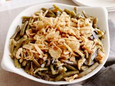 This comforting side dish takes a couple of supermarket short-cuts: Buy pre-sliced mushrooms and canned french-fried onions to save on prep time. The raw cremini mushrooms are thrown right into the slow cooker and release their savory goodness while the green beans cook.
