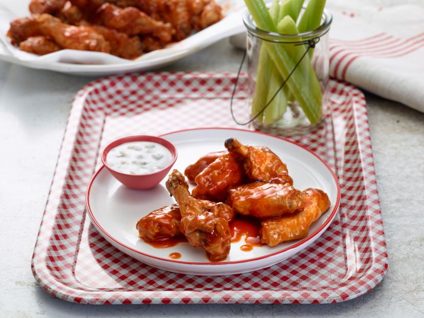 Broiled Buffalo Chicken Wings developed by Genevieve Ko for LG.
