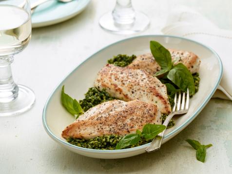 Kale Pesto Chicken Breasts