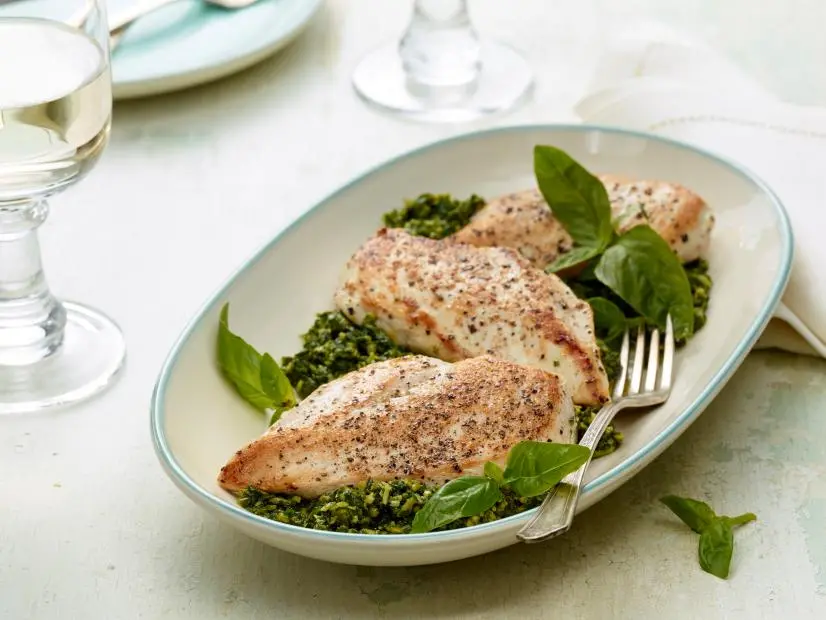 Kale Pesto Chicken Breasts developed by Genevieve Ko for LG.