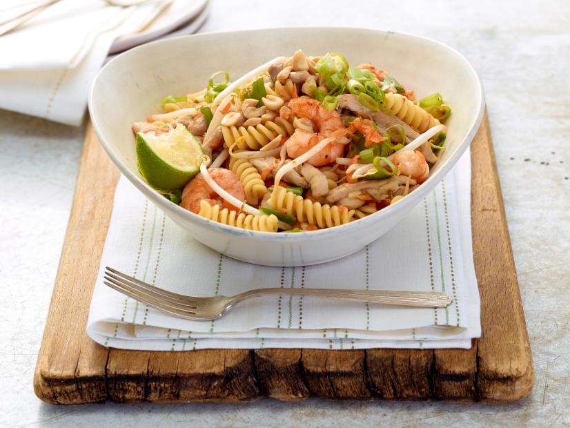 Pad Thai Pasta Salad developed by Genevieve Ko for LG.