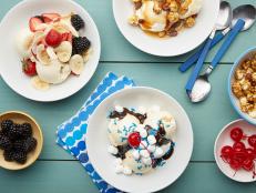 Food Network Kitchen's Homemade Ice Cream Sundae And Toppings