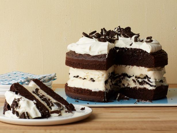 Food Network Kitchen's Homemade Ice Cream Cake How To Beauty Shot