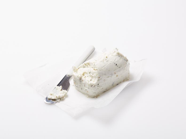 Goat Cheese On White Surface