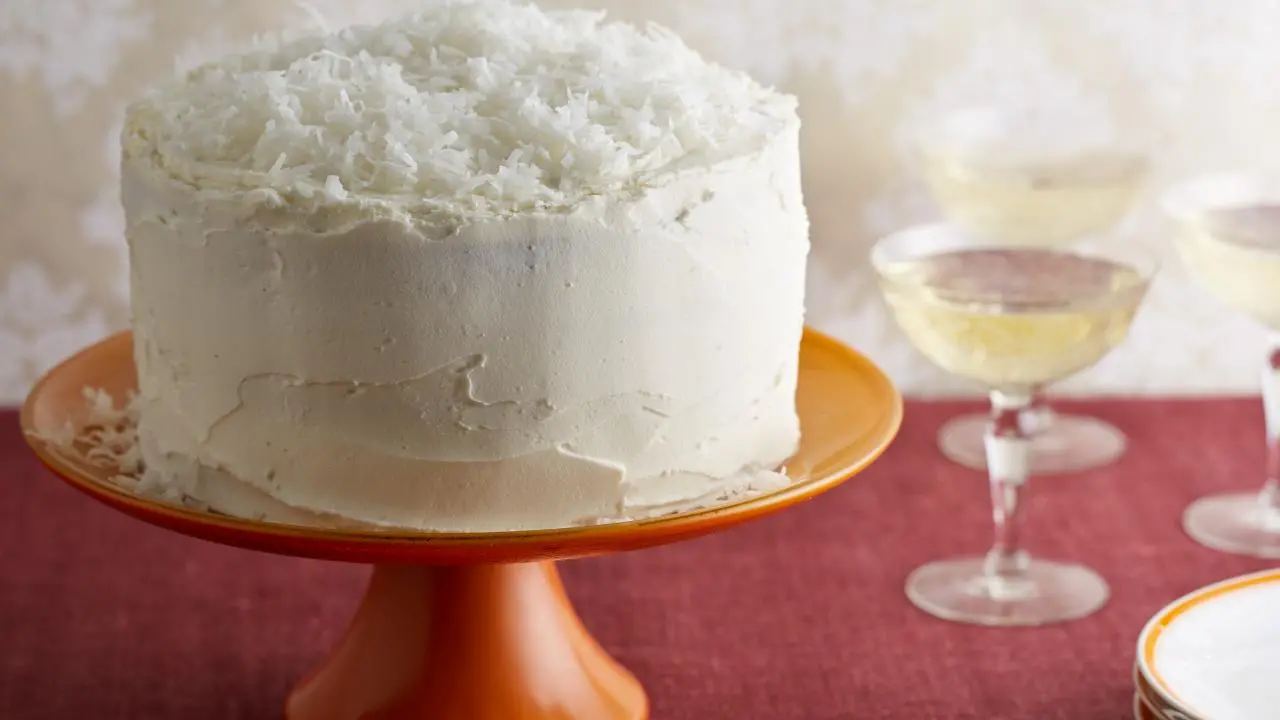 Holiday White Coconut Cake