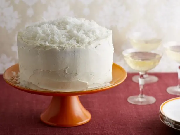 White Coconut Cake Recipe | Tyler Florence | Food Network