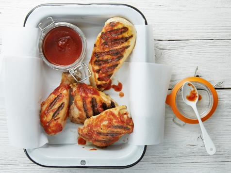Grilled Chicken with Maple Chipotle BBQ Sauce