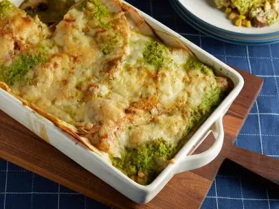 Rachael Ray's Turkey Mushroom and Corn Mexican Casserole for Thanksgiving Before and After as seen on Food Network's Rachael Ray's Week In A Day