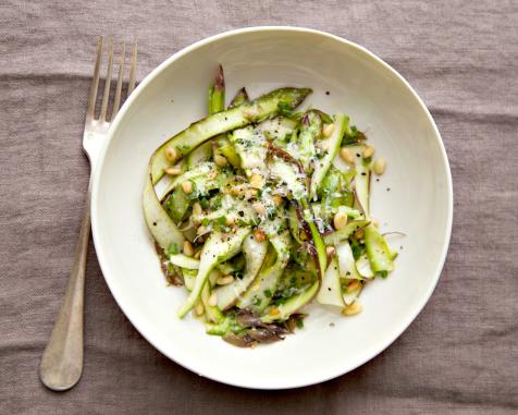 Recipe Shaved Asparagus Salad With Lemon And Parmesan Food