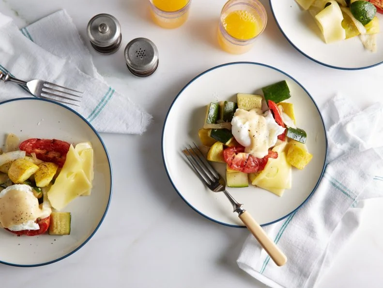 Ree Drummond's Carb Buster Breakfast with Hollandaise for Thanksgiving Brunch as seen on Food Network's The Pioneer Woman