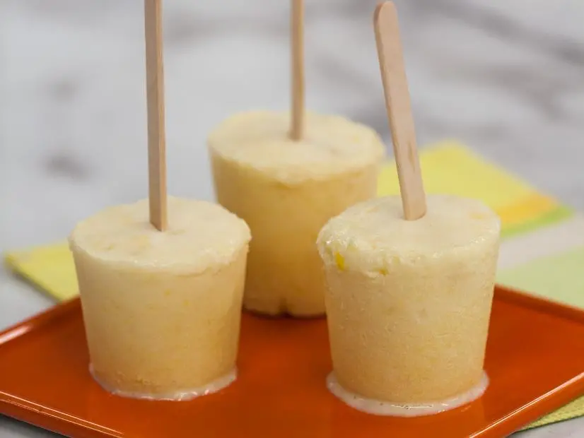 Katie Lee's Corn Ice Pops, as seen on Food Network's The Kitchen, Season 2.