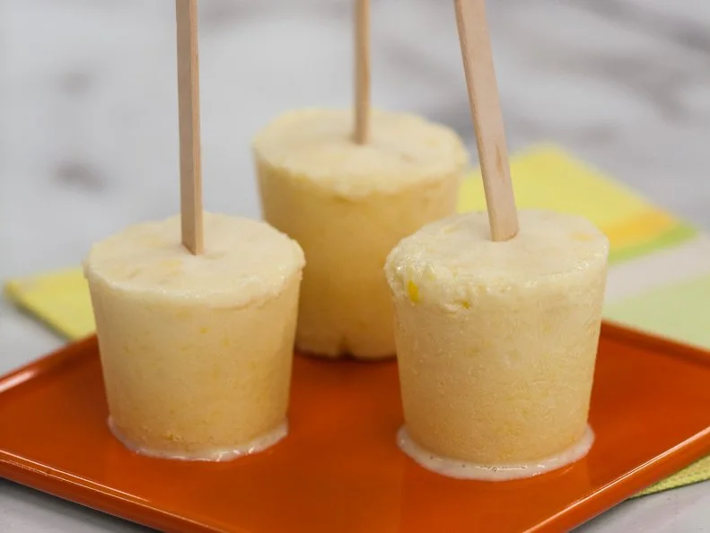 Katie Lee's Corn Ice Pops, as seen on Food Network's The Kitchen, Season 2.