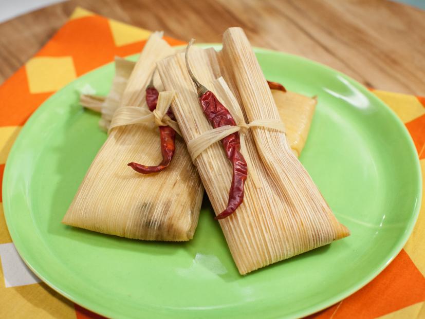 Marcela Valladolid's tamales, as seen on Food Network's The Kitchen, Season 2.